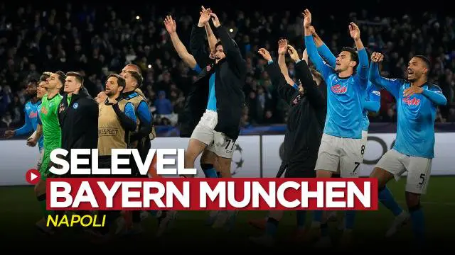 Berita video Pelatih Eintracht Frankfurt, Oliver Glasner, memberi pujian untuk Napoli dengan mengatakan mereka selevel dengan Bayern Munchen, Rabu (15/3/2023).