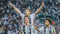 Selebrasi pemain-pemain Juventus dalam laga Serie A antara Juventus vs Inter Milan, 13 September 2025 (Instagram @juventus)