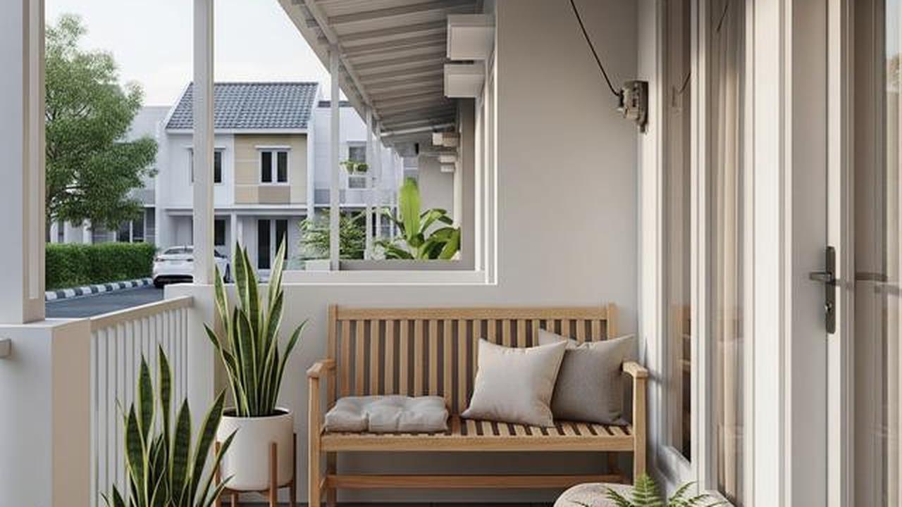9 Model Teras Kecil di Rumah Petak Supaya Tidak Pengap, Nyaman dan Estetik