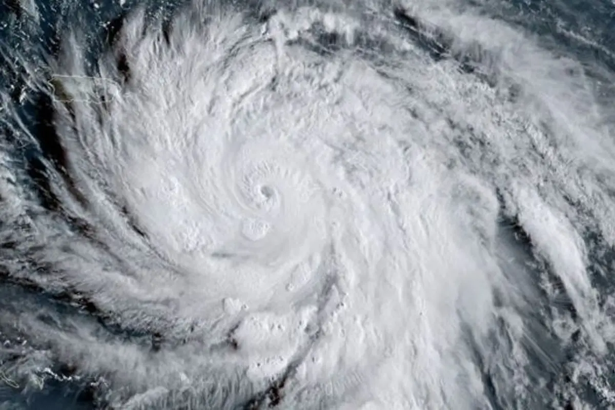 Badai Maria pada Selasa 19 September 2017 waktu setempat. (BBC/NASA)