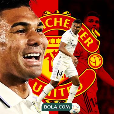 Ilustrasi - Casemiro Manchester United