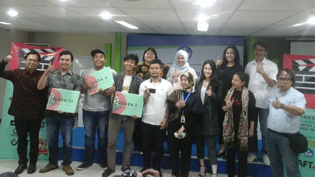 Para pemenang Kompetisi Video Indonesia Maju 2018