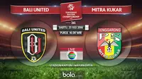 Bali United Vs Mitra Kukar (Bola.com/Adreanus Titus)