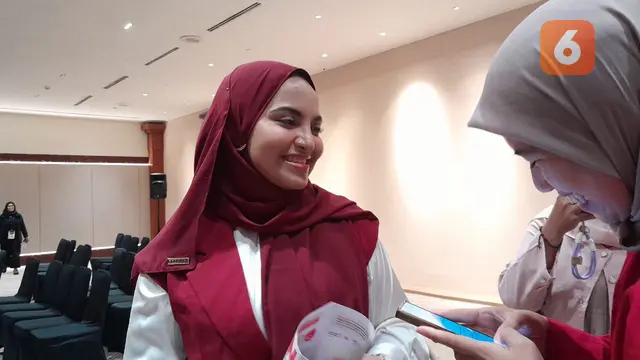 Shakira COC 2024 mengungkapkan bahwa dirinya semasa tinggal di asrama saat SMA amat suka sarapan dengan telur rebus. (Liputan6.com/Benedikta Desideria)