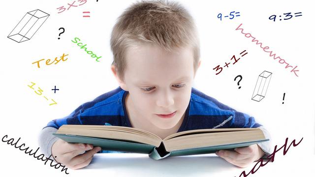 Ilustrasi anak belajar matematika