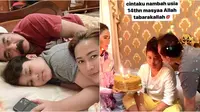 Inul Daratista dan Adam Suseno beri kejutan ulang tahun ke anak. (Sumber: Instagram/inul.d)