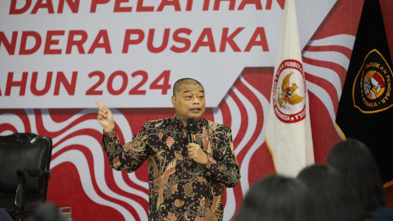 Staf Khusus Dewan Pengarah Badan Pembinaan Ideologi Pancasila (BPIP), Benny Susetyo, mengecam keras aksi kekerasan yang terjadi dalam acara diskusi kebangsaan di Kemang, Jakarta Selatan, Sabtu. 28 September 2024.