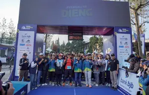 Dieng Caldera Race 2026 Sukses Digelar, Ribuan Pelari Taklukkan Jalur Menantang Bersama bank bjb