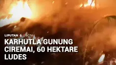 Kebakaran Gunung Ciremai Meluas, 60 Hektare Lahan Hangus