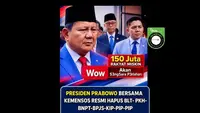 Cek Fakta: Hoaks Prabowo - Kemensos Hapus Bansos dan Anggaran Dialihkan ke MBG