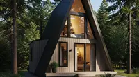 7 Model Rumah Minimalis dengan Atap Segitiga Tinggi yang Estetik dan Fungsional
