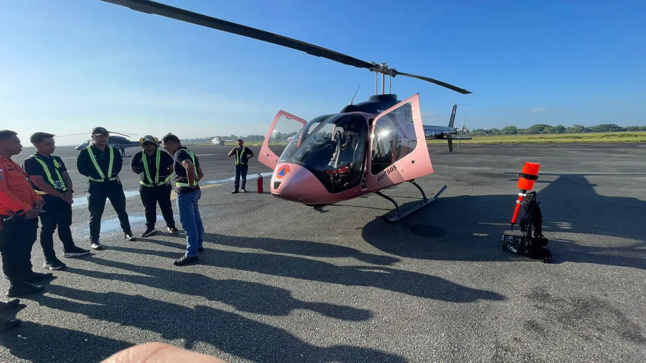 Ditjen Kementerian Perhubungan melaporkan hilangnya  Helikopter tipe BK117-D3 (H 145 ) dengan registrasi PK-RGH milik PT Eastindo Air.  (Foto: Kementerian Perhubungan/Kemenhub)