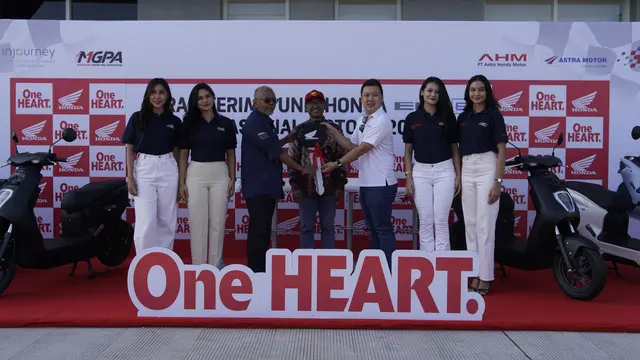 Honda EM1 e: Cetak Sejarah Jadi Motor Listrik Resmi Pertama di MotoGP Mandalika