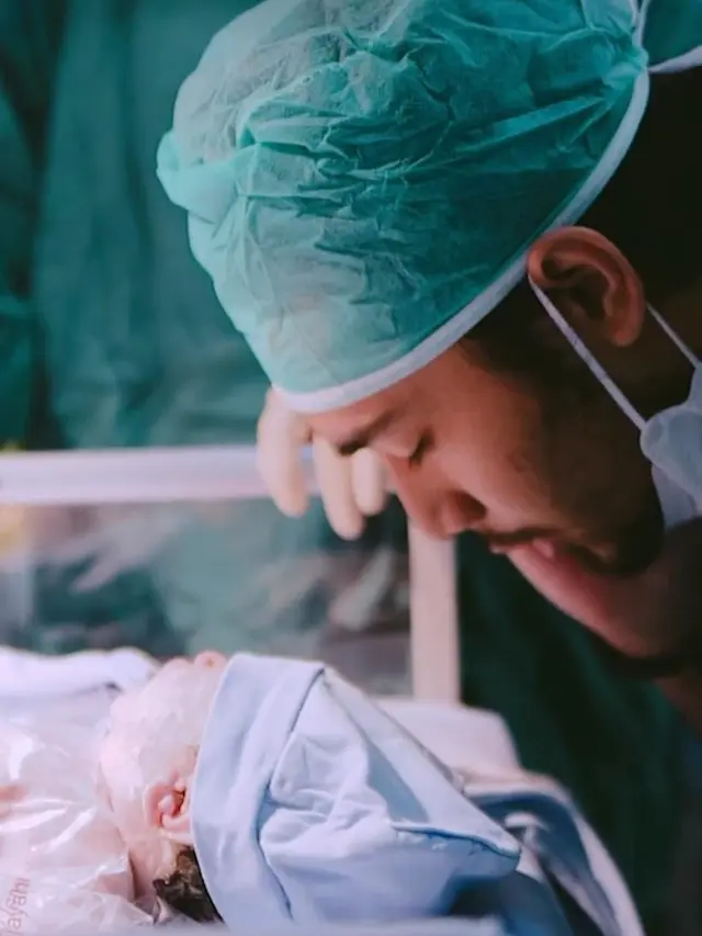 Potret Setia Achmad Megantara Dampingi Istri Lahiran