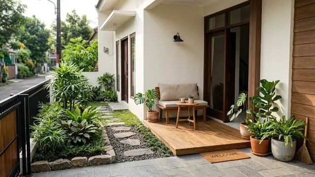 Model Teras Samping untuk Rumah