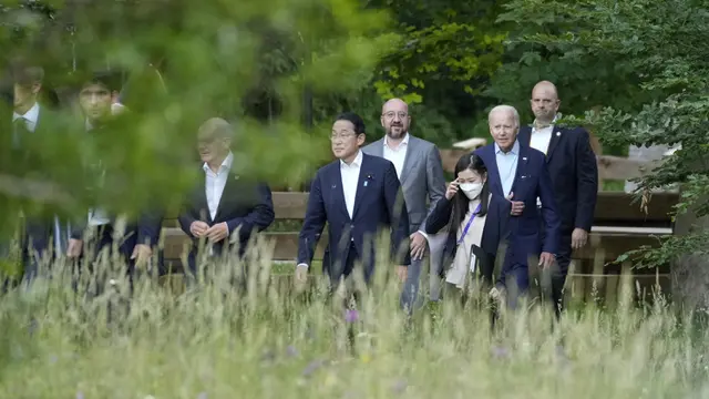 FOTO: Keakraban Para Pemimpin G7 dalam KTT di Jerman