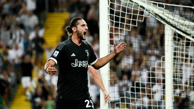 Selebrasi pemain Juventus saat melawan Udinese