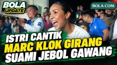Momen Istri Cantik Marc Klok Persib Tersorot, Bahagia Saat Sang Suami Sukses Jebol Gawang Dewa