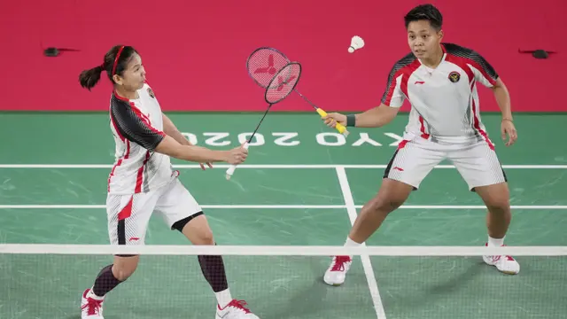 Foto: Bungkam Wakil Inggris, Greysia / Apriyani Malaju Mulus ke Perempat Final Olimpiade Tokyo 2020