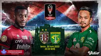 Sedang Berlangsung, Live Streaming Piala Presiden 2022 Malam Ini di Vidio : Persebaya Surabaya Vs Bali United FC