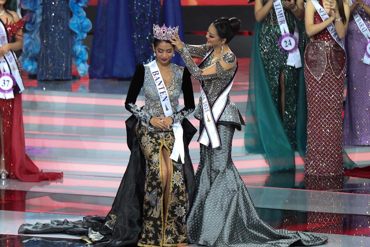 FOTO: Agnes Aditya Rahajeng asal Banten Dinobatkan sebagai Puteri Indonesia 2026