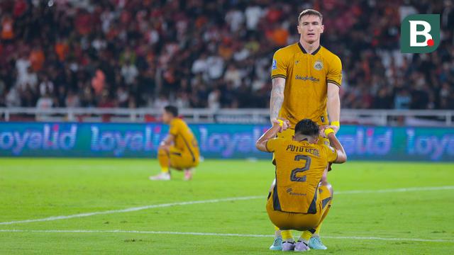 Foto: Reaksi Pemain Bhayangkara FC Setelah Dibantai Persija di BRI Super League