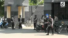 Penjagaan di mako  Brimob masih diperketat setelah sempat mengalami kerusuhan antara narapidana terorisme dan petugas kepolisian.