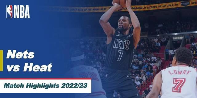 VIDEO: Brooklyn Nets Menang Dramatis 102-101 Atas Miami Heat di NBA Hari Ini