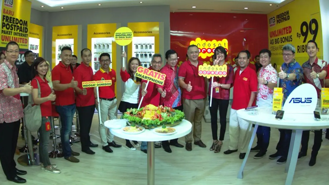 29 Gerai Baru Indosat Ooredoo Hadir di 16 Kota secara Serentak