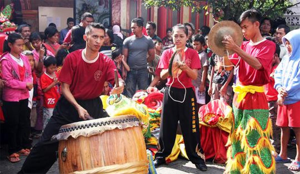 Perayaan Imlek di Eng An Kiong, Malang 