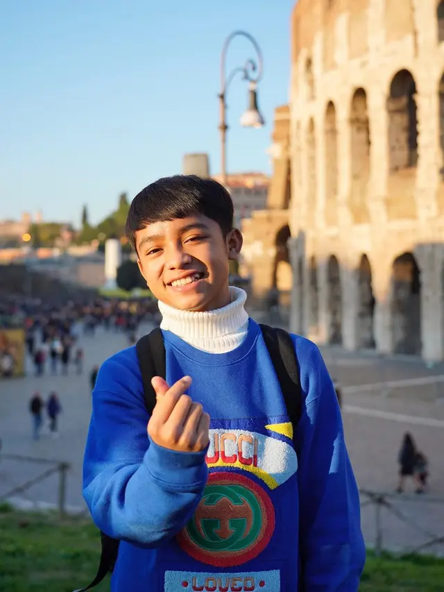 Momen perayaan ulang tahun Betrand Peto yang ke-15 Tahun