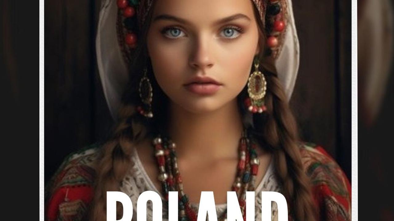 2.  Atraktif di Polandia adalah mata bundar dengan warna terang dan kulit cerah.