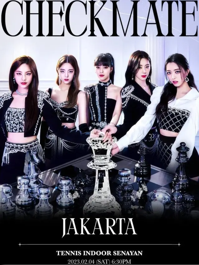 ITZY the 1st World Tour CHECKMATE Poster