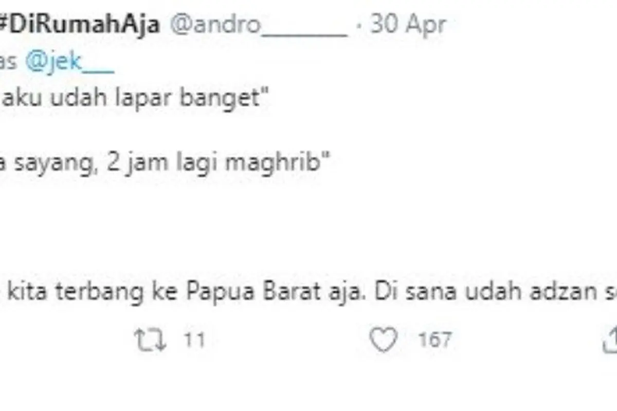 cuitan kocak batalin puasa