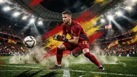 Ilustrasi Unai Simon di Timnas Spanyol. (Bola.com/AI)