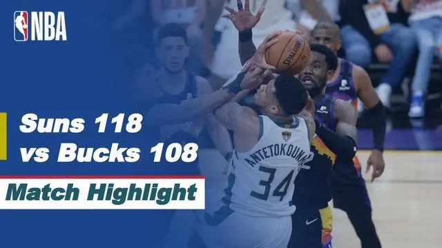 VIDEO: Kembali Kalahkan Milwaukee Bucks, Phoenix Suns Unggul 2-0 di Final Playoff NBA 2021