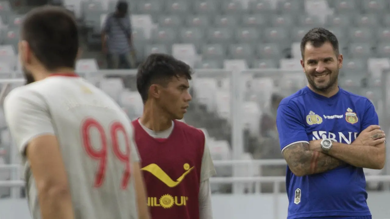 FOTO: Bhayangkara FC Berlatih Jelang Laga Melawan Wakil J-League