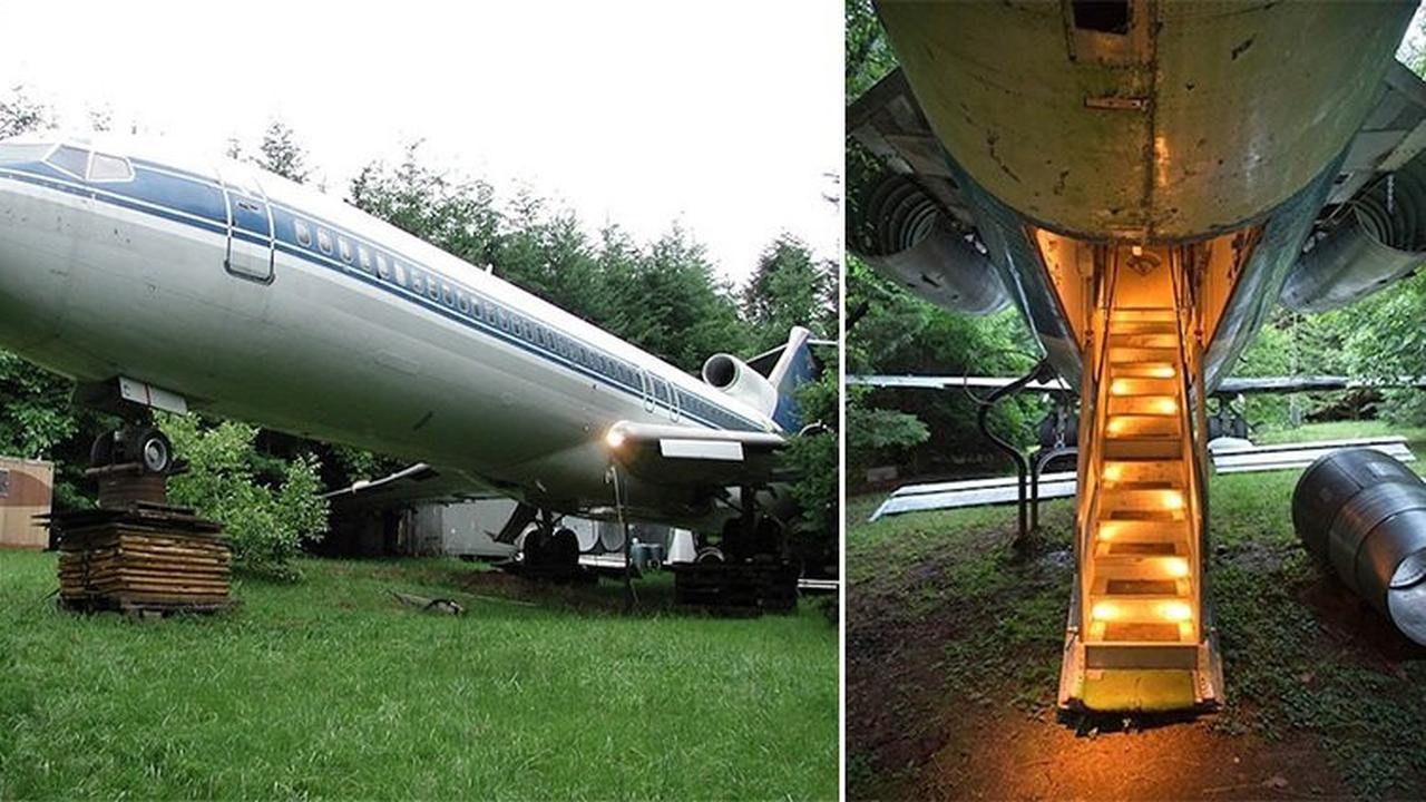 Anti Mainstream, Kakek Ini Ubah Pesawat Menjadi Rumah Layak Huni