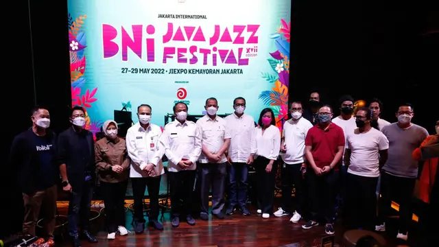 Konferensi Pers BNI Java Jazz Festival 2022. (kapanlagi.com/Bayu Herdianto)