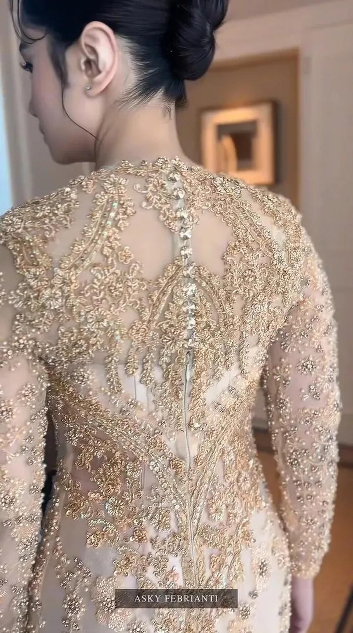 9 Potret Detail Kebaya Syifa Hadju & Tissa Biani, Maia Estianty Klarifikasi Tak Beri Seragam di Pernikahan Al Ghazali & Alyssa Daguise
