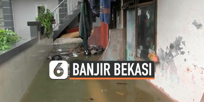 VIDEO: Permukiman di Rawa Lumbu Bekasi Terendam Banjir