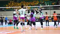 Jakarta Pertamina Enduro lolos ke grand final Proliga 2026 usai menang atas Jakarta Popsivo Polwan  3-0 (25-16, 25-14, 25-16) pada pekan ketiga putaran kedua final four di GOR Jatidiri, Semarang, Jumat (18/4). (foto: Jakarta Pertamina Enduro)