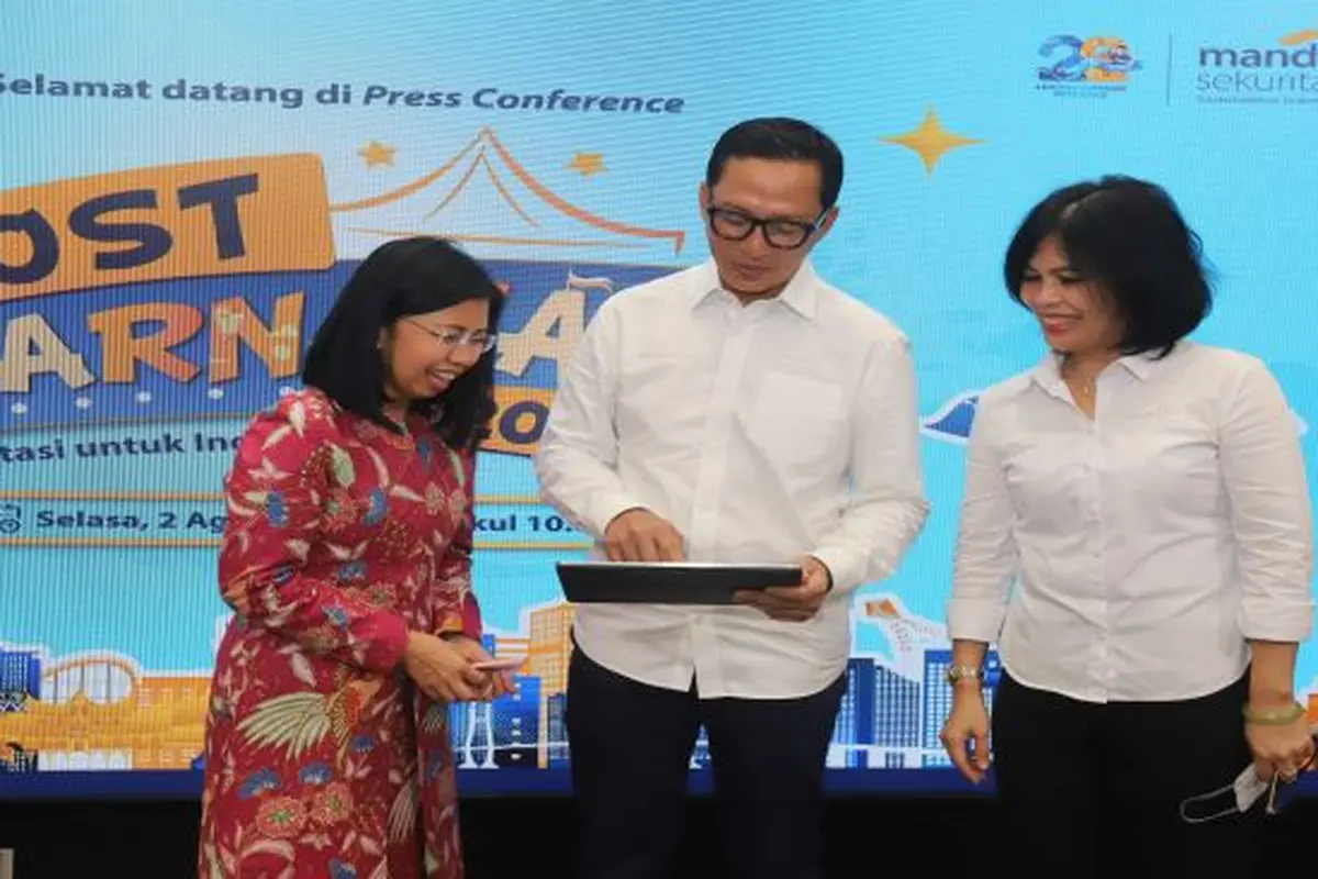 PT Mandiri Sekuritas gelar konferensi pers MOST Carnaval, Selasa (2/8/2022) (Foto: Mandiri Sekuritas)