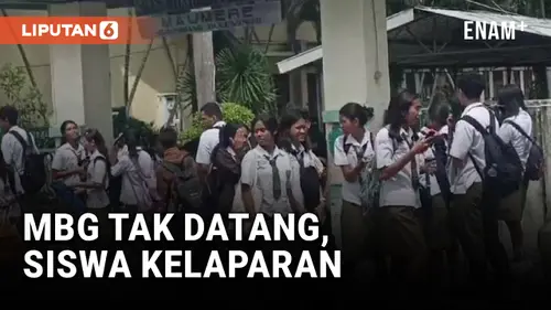VIDEO: Makan Bergizi Gratis Tak Datang, Ratusan Siswa Dipulangkan Lagi dari Sekolah