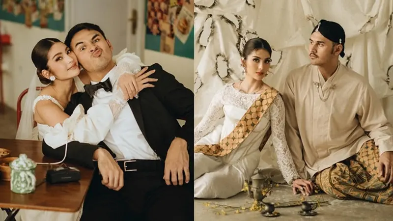 Tampil Serasi, Ini 8 Momen Prewedding Bintang FTV Debi Sagita dan Marco Ivanos
