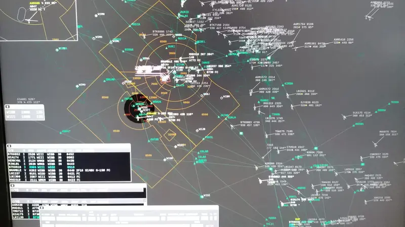 Radar penerbangan AIrNav Indonesia