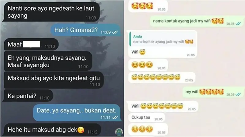 8 Chat Salah Ketik Netizen ke Pasangan Ini Bikin Salah Paham, Auto Text-nya Meresahkan