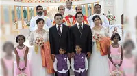 Unik, dari Pengantin hingga Penghulu Seluruhnya Kembar Identik