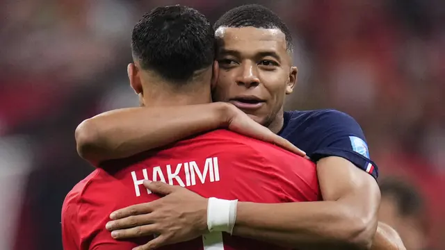 Manisnya Bromance Achraf Hakimi dan Kylian Mbappe