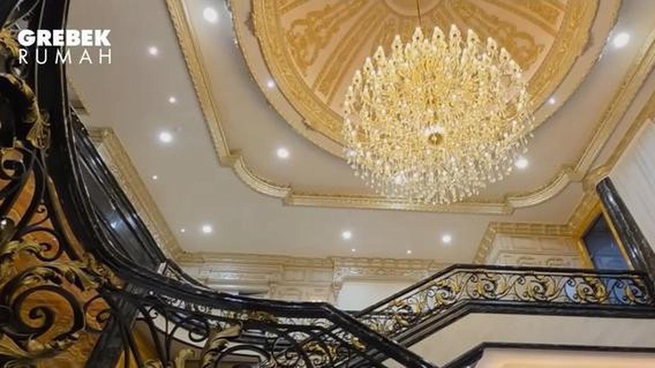 6 Potret Tangga Rumah Gen Halilintar di Jakarta, Mewah Bak Istana Negeri Dongeng